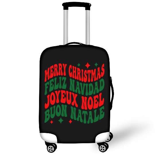 Merry christmas feliz navidad joyeux noel Luggage Covers