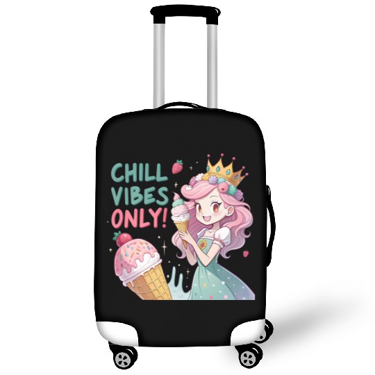 Kawaii Ice Cream Queen: Sweet Summer Vibes D83C DF66 Luggage Covers