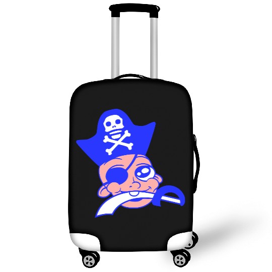 Funny Baby Pirate Head Cute Cool Cap Sabre Toddler Luggage Covers