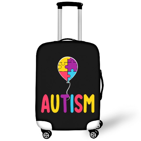 Autism Awareness Balloon - Spread Love and Support Luggage Covers