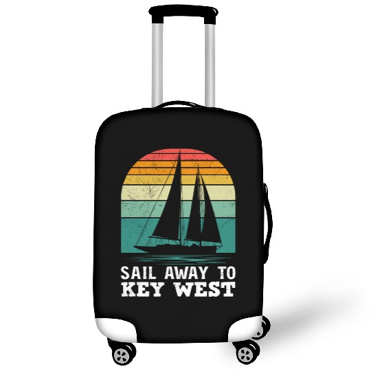 Florida SAIL AWAY TO KEY-WEST Florida Keys Luggage Covers