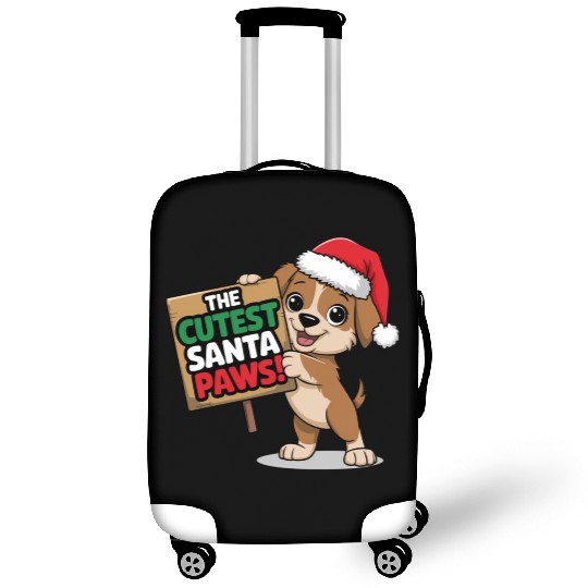 Cutest Santa Paws Luggage Covers