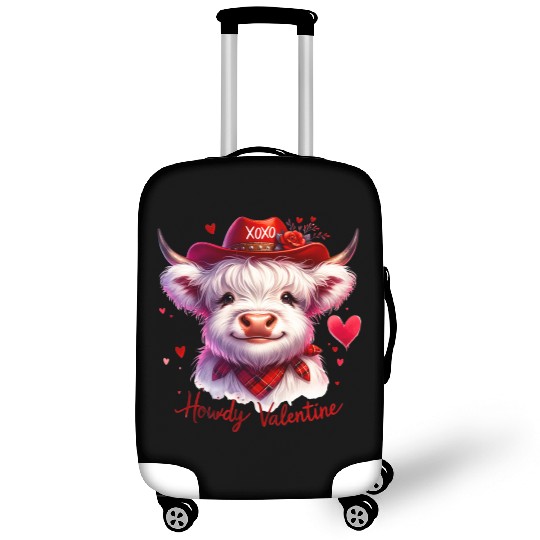 Howdy Valentine, Valentines Day Luggage Covers