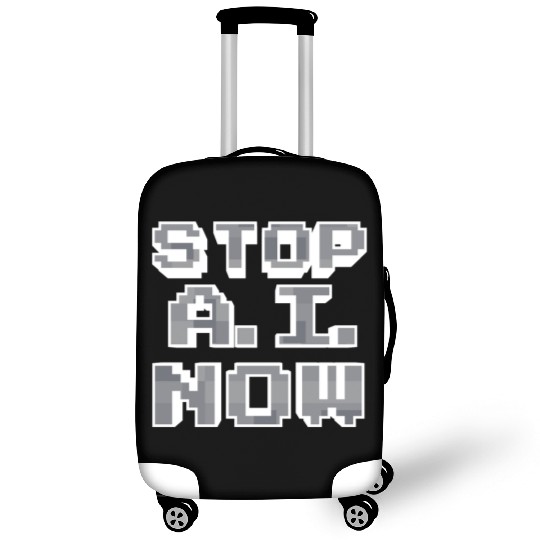 Stop Ai Now Against Ai Luggage Covers