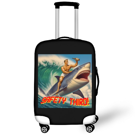 Retro Safety Third Shark Rodeo Luggage Covers