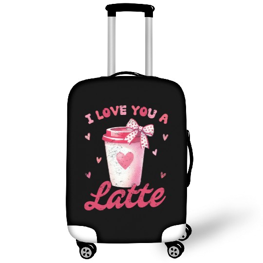 I love you a Latte Luggage Covers