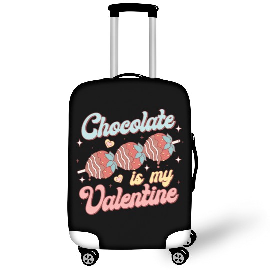 Chocolate Is My Valentine Luggage Covers