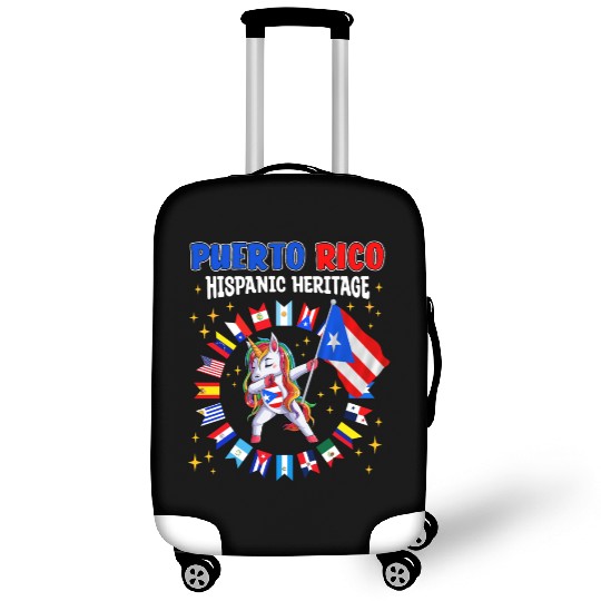 Hispanic Heritage Month Puerto Rico Kids Luggage Covers
