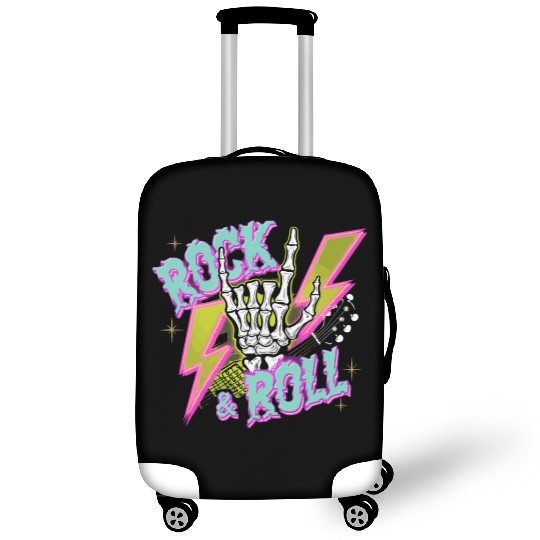 Skeleton Guitar Player Bones Guitarist Musician Luggage Covers
