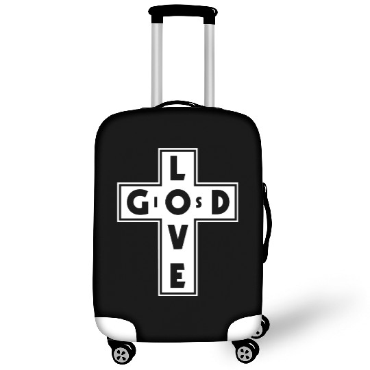 God Is Love Love Jesus Christian Christmas Luggage Covers