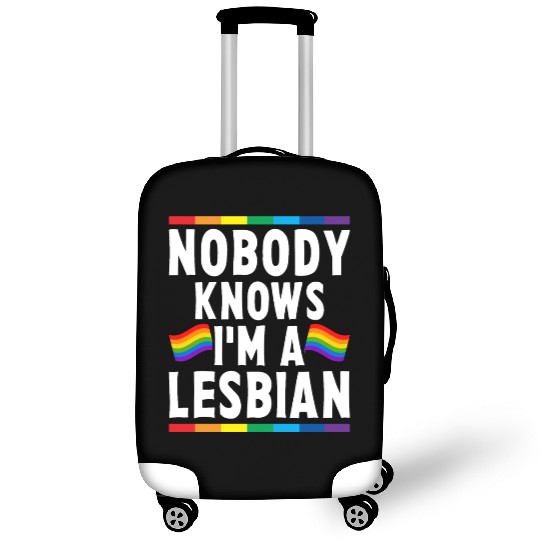 Nobody Knows I'm A Lesbian LGBTQ Luggage Covers