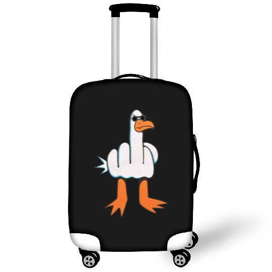 Rude Seagull Design Unis Funny Rude Seagulls Gift Luggage Covers