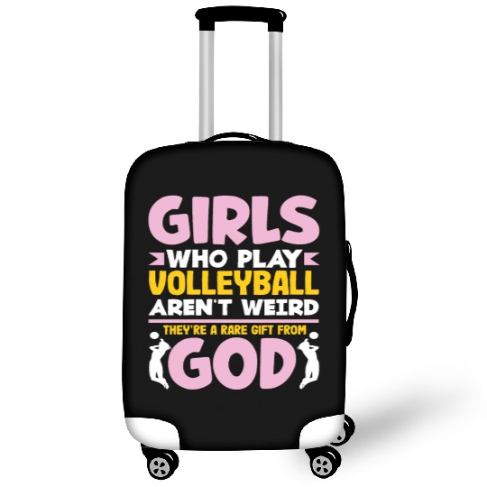 Girls Who Play Volleyball Aren't Weird Luggage Covers