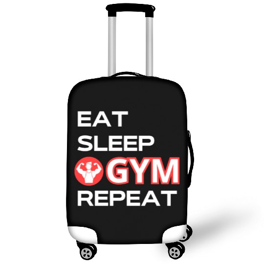 Eat Sleep Gym Repeat - Motivational Fitness Luggage Covers