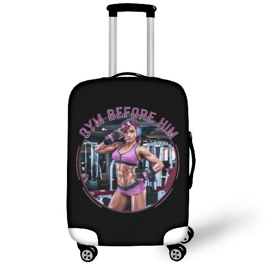 Gym Before Him for a Sporty women Luggage Covers