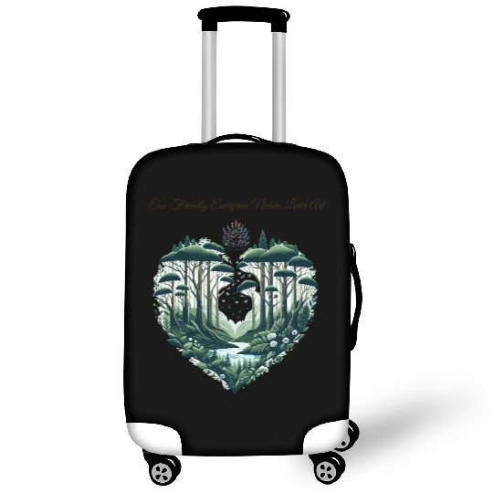 Evergreen Nature Lover Art Luggage Covers