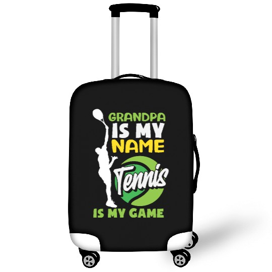Grandpa Is My Name Tennis Is My Game Luggage Covers
