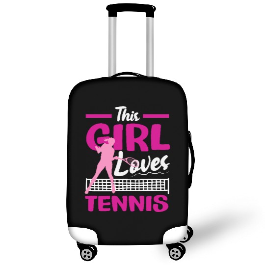 This Girl Loves Tennis Passion Luggage Covers