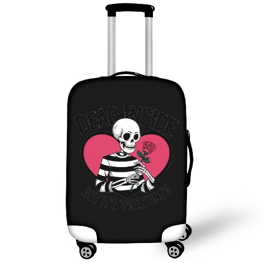 Dead Inside But It's Valentine's | Funny Men's Luggage Covers