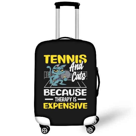 Tennis And Cats Because Therapy Is Expensive Luggage Covers