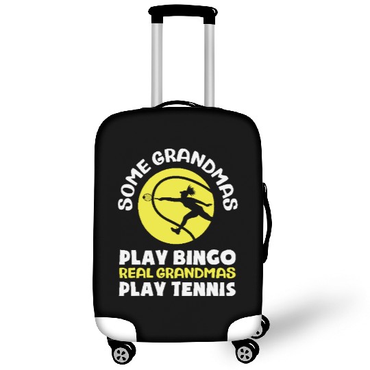 Real Grandmas Play Tennis Fun Design Luggage Covers
