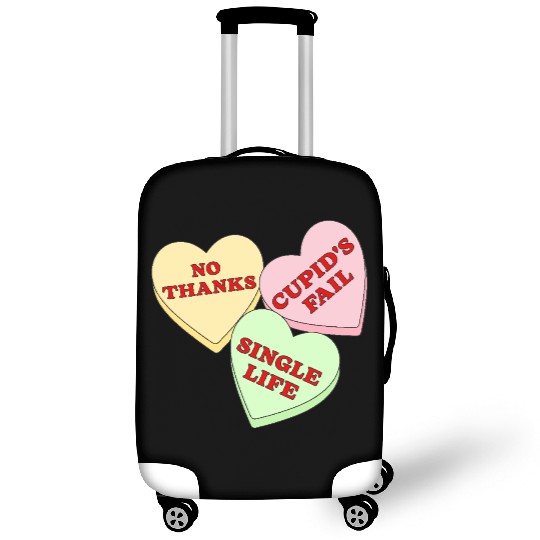 Valentines Candy Hearts Luggage Covers