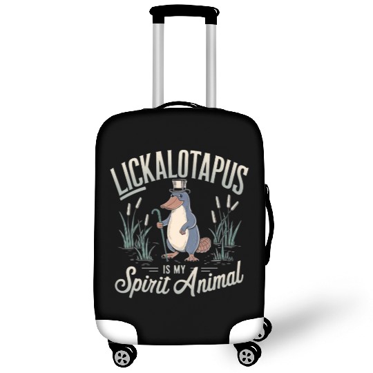 Lickalotopus: The Platypus Spirit Luggage Covers