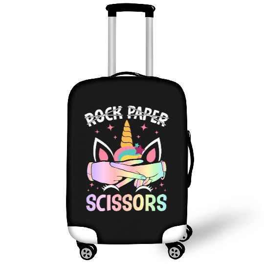 Funny Lesbian Pride LGBTQ Rock Paper Scissors Luggage Covers