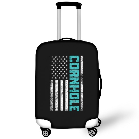 Cornhole Usa Flag Luggage Covers