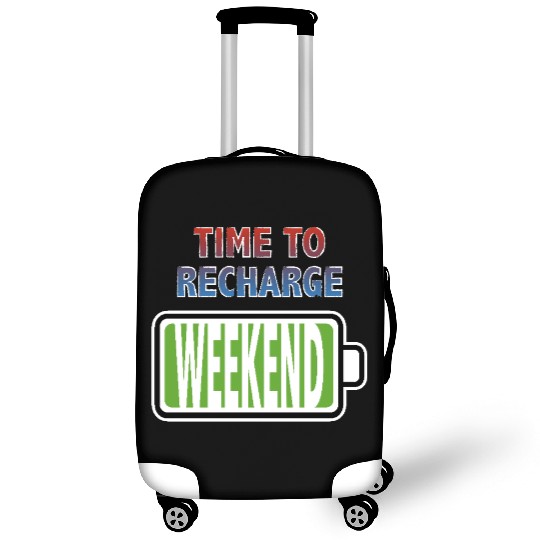 Weekend - Time to Recharge Luggage Covers