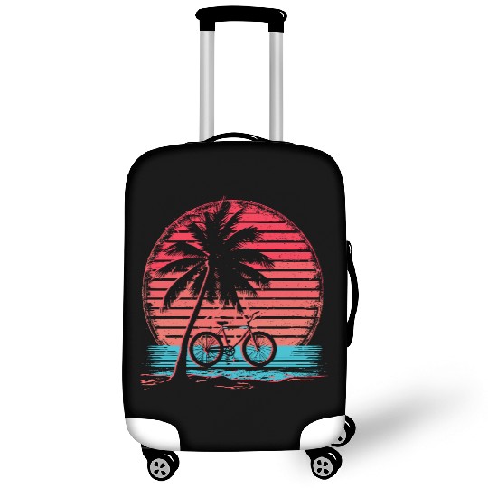 Cycling Synthwave Luggage Covers