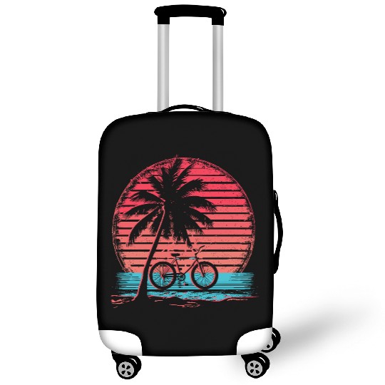 Cycling Synthwave Luggage Covers