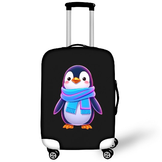 Penguin in Scarf Luggage Covers