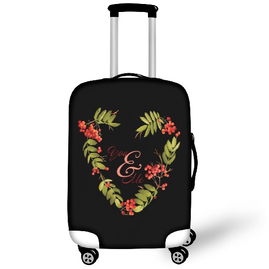 Serene evergreen design for autumn lovers Luggage Covers