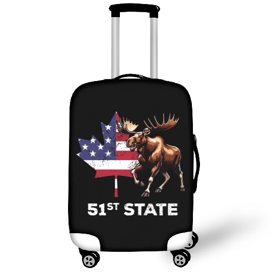 Canada 51st State United States Funny Trump Quote Luggage Covers