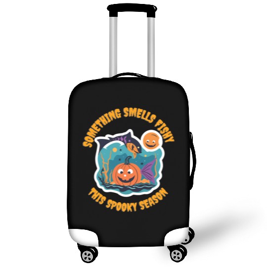 Something smells fishy this spooky season Luggage Covers