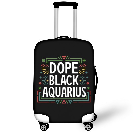 DOPE BLACK AQUARIUS Luggage Covers