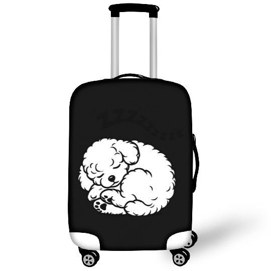 Sleepy Puppy Zzzz - Adorable Bichon Frise Luggage Covers