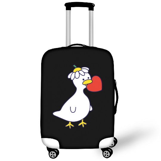 Silly Goose in Love Luggage Covers