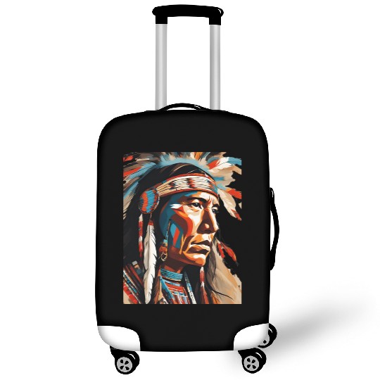 Native American Chief Luggage Covers