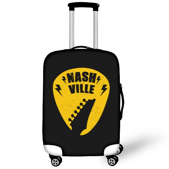 Nashville Music City Guitar Pick Luggage Covers