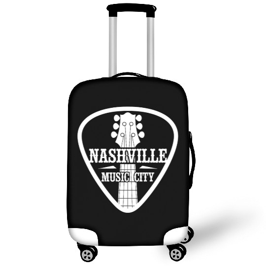 Nashville Music City Guitar Pick Luggage Covers