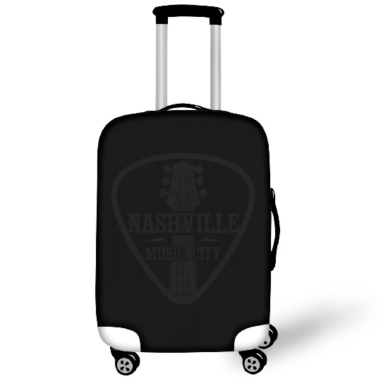 Nashville Music City Guitar Pick Luggage Covers