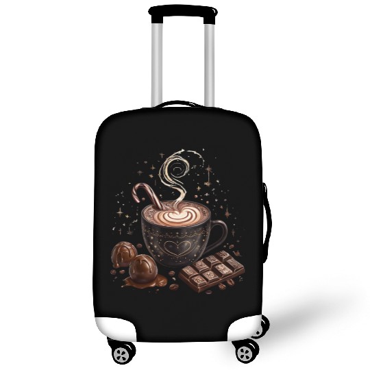 Cozy Hot Chocolate with Sweet Treats Luggage Covers