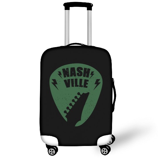 Nashville Music City Guitar Pick Luggage Covers