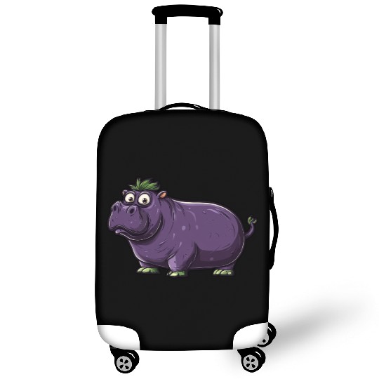 Hip Eggplant Luggage Covers