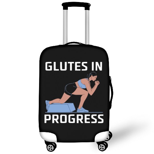 Bulgarian Squat Exercise Fitness Workout Gym Luggage Covers