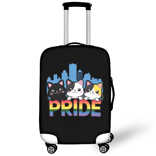 Pride of Memphis City Tennessee USA Rainbow Flag Luggage Covers