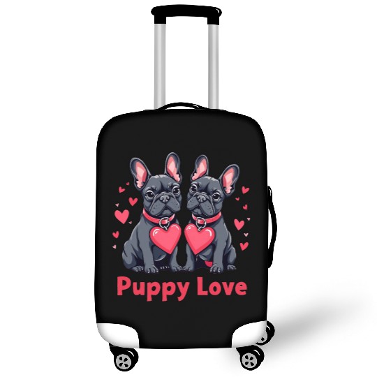 Valentines Day - Puppy Love French Bulldog Luggage Covers