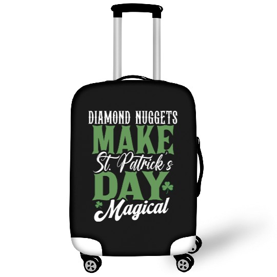 Diamond Nuggets Make St Patricks Day Magical Luggage Covers